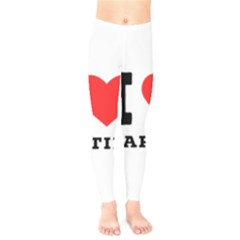 I Love Martini Kids  Classic Winter Leggings by ilovewhateva