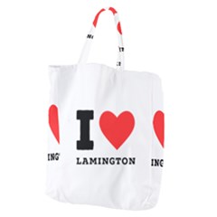 I Love Lamington Giant Grocery Tote by ilovewhateva