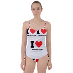 I Love Lamington Sweetheart Tankini Set by ilovewhateva