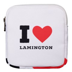 I Love Lamington Mini Square Pouch by ilovewhateva