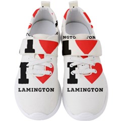 I Love Lamington Men s Velcro Strap Shoes by ilovewhateva