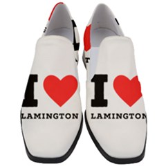 I Love Lamington Women Slip On Heel Loafers by ilovewhateva