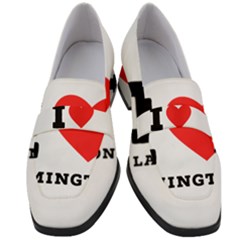 I Love Lamington Women s Chunky Heel Loafers by ilovewhateva