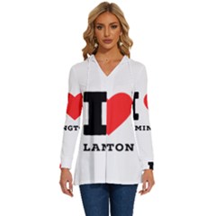 I Love Lamington Long Sleeve Drawstring Hooded Top by ilovewhateva