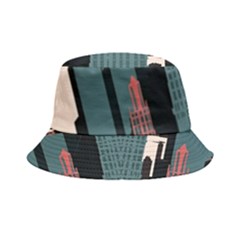 New York City Nyc Skyline Cityscape Bucket Hat by Ravend