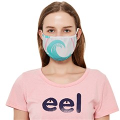 Tidal Wave Ocean Sea Tsunami Wave Minimalist Cloth Face Mask (adult) by Ravend