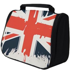 Union Jack England Uk United Kingdom London Full Print Travel Pouch (big) by Ravend