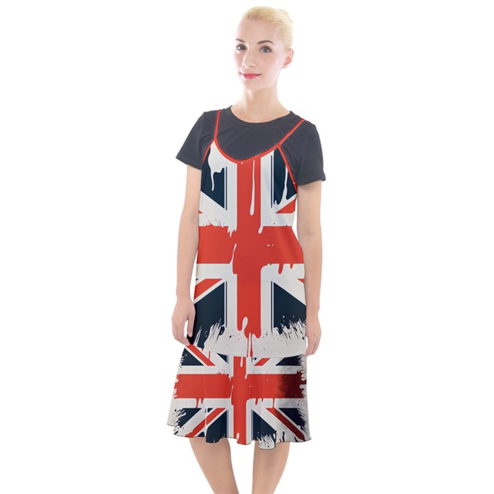 Union Jack England Uk United Kingdom London Camis Fishtail Dress