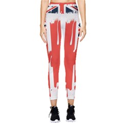 Union Jack England Uk United Kingdom London Pocket Leggings 