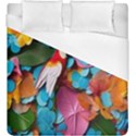 Confetti Tropical Ocean Themed Background Abstract Duvet Cover (King Size) View1