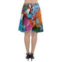 Confetti Tropical Ocean Themed Background Abstract Chiffon Wrap Front Skirt View2