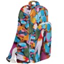 Confetti Tropical Ocean Themed Background Abstract Double Compartment Backpack View2