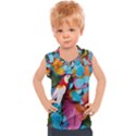 Confetti Tropical Ocean Themed Background Abstract Kids  Sport Tank Top View1