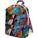 Confetti Tropical Ocean Themed Background Abstract Zip Up Backpack View1