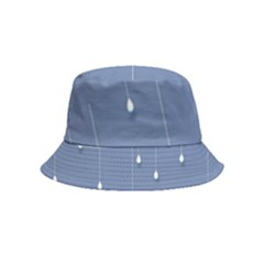 Clouds Rain Paper Raindrops Weather Sky Raining Bucket Hat (kids) by Ravend