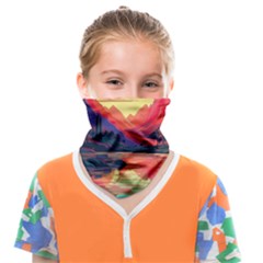 Tropical Landscape Island Background Wallpaper Face Covering Bandana (kids) by Ravend