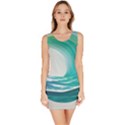 Tsunami Tidal Wave Wave Minimalist Ocean Sea Bodycon Dress View1