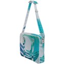 Tsunami Tidal Wave Wave Minimalist Ocean Sea Cross Body Office Bag View1