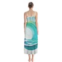 Tsunami Tidal Wave Wave Minimalist Ocean Sea Button Up Chiffon Maxi Dress View2