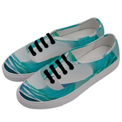 Tsunami Tidal Wave Wave Minimalist Ocean Sea Men s Classic Low Top Sneakers by Ravend