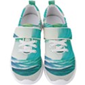 Tsunami Tidal Wave Wave Minimalist Ocean Sea Men s Velcro Strap Shoes View1