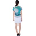 Tsunami Tidal Wave Wave Minimalist Ocean Sea Women s Sports Top View2