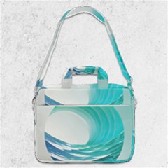 Tsunami Tidal Wave Wave Minimalist Ocean Sea Macbook Pro 13  Shoulder Laptop Bag  by Ravend