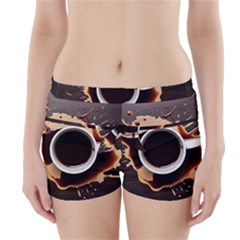 Coffee Cafe Espresso Drink Beverage Boyleg Bikini Wrap Bottoms by Ravend