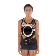 Coffee Cafe Espresso Drink Beverage Sport Tank Top  by Ravend