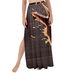 Coffee Cafe Espresso Drink Beverage Maxi Chiffon Tie-up Sarong by Ravend