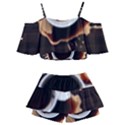 Coffee Cafe Espresso Drink Beverage Kids  Off Shoulder Skirt Bikini View2