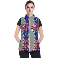 Colorful Diamonds Women s Puffer Vest