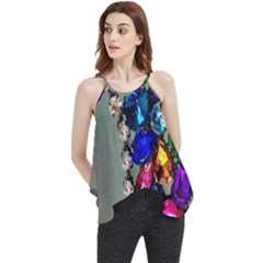 Colorful Diamonds Flowy Camisole Tank Top by Sparkle