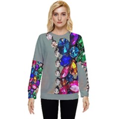 Colorful Diamonds Hidden Pocket Sweatshirt