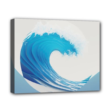 Wave Tsunami Tidal Wave Ocean Sea Water Canvas 10  X 8  (stretched) by Ravend