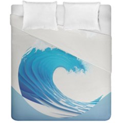 Wave Tsunami Tidal Wave Ocean Sea Water Duvet Cover Double Side (california King Size) by Ravend