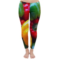 Colorful Capsicum Classic Winter Leggings by Sparkle