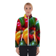 Colorful Capsicum Women s Bomber Jacket