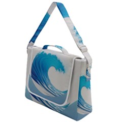 Wave Tsunami Tidal Wave Ocean Sea Water Box Up Messenger Bag by Ravend