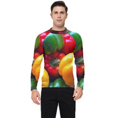 Colorful Capsicum Men s Long Sleeve Rash Guard by Sparkle