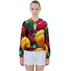 Colorful Capsicum Women s Tie Up Sweat