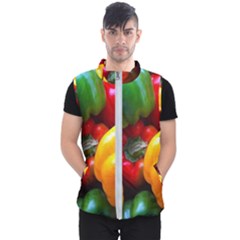 Colorful Capsicum Men s Puffer Vest