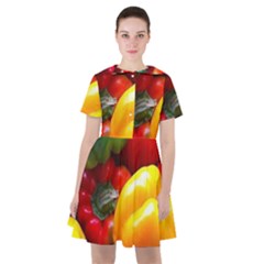 Colorful Capsicum Sailor Dress by Sparkle