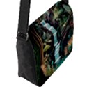 Jungle Tropical Trees Waterfall Plants Papercraft Flap Closure Messenger Bag (L) View2