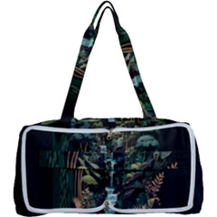 Jungle Tropical Trees Waterfall Plants Papercraft Multi Function Bag by Ravend