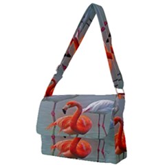 Birds Full Print Messenger Bag (l) by Sparkle