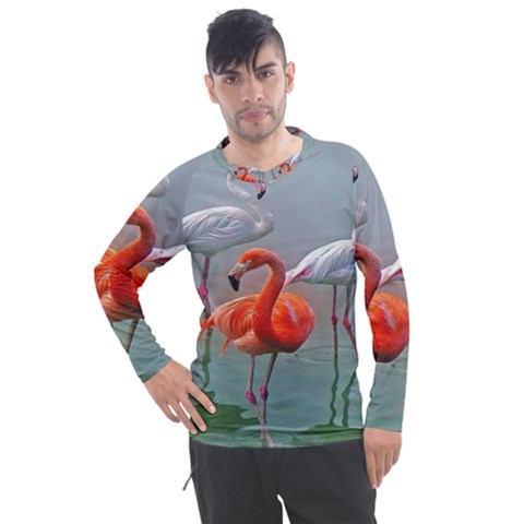 Birds Men s Pique Long Sleeve Tee by Sparkle