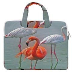 Birds Macbook Pro 16  Double Pocket Laptop Bag  by Sparkle