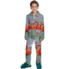 Birds Kids  Long Sleeve Velvet Pajamas Set by Sparkle