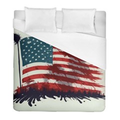 Patriotic Usa United States Flag Old Glory Duvet Cover (full/ Double Size) by Ravend